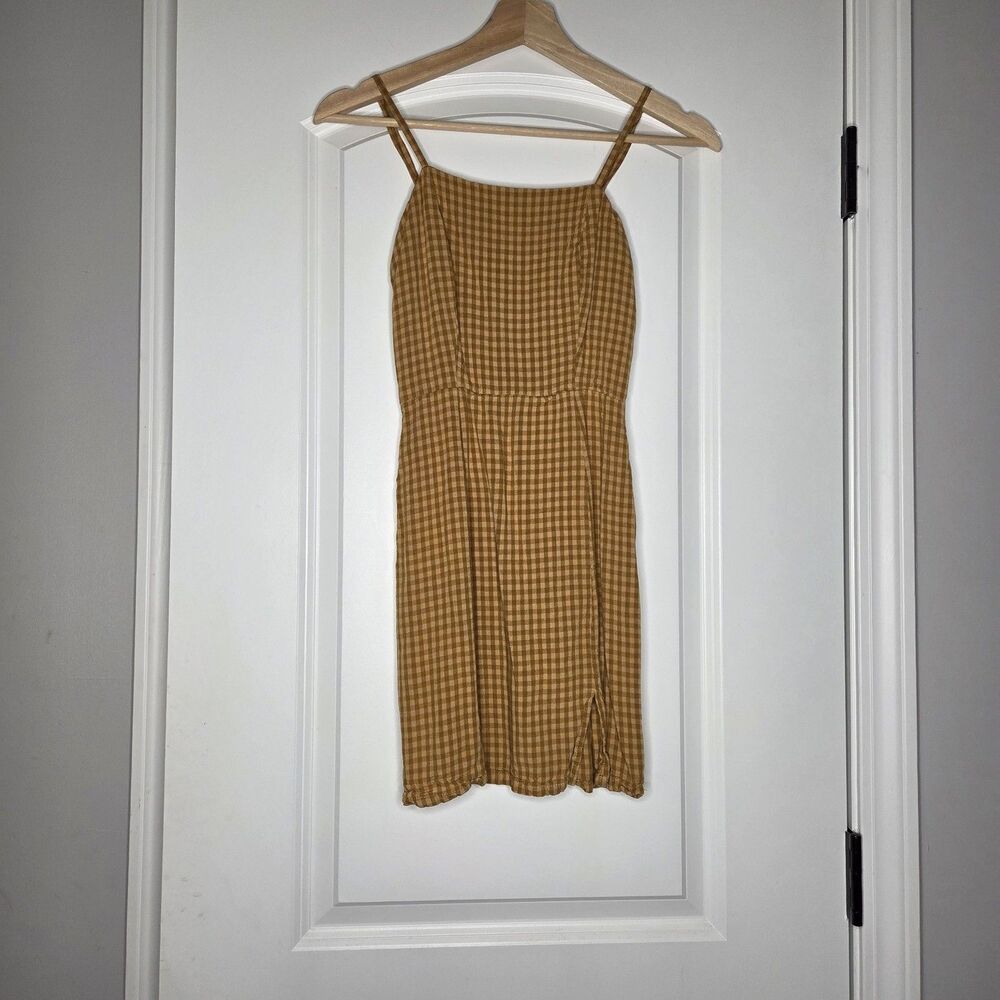 Aeropostale Gingham Summer Spaghetti Strap Dress Size XS